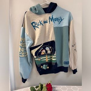 Rick & Morty Men's & Big Men's Graphic Hoodie Sweatshirt